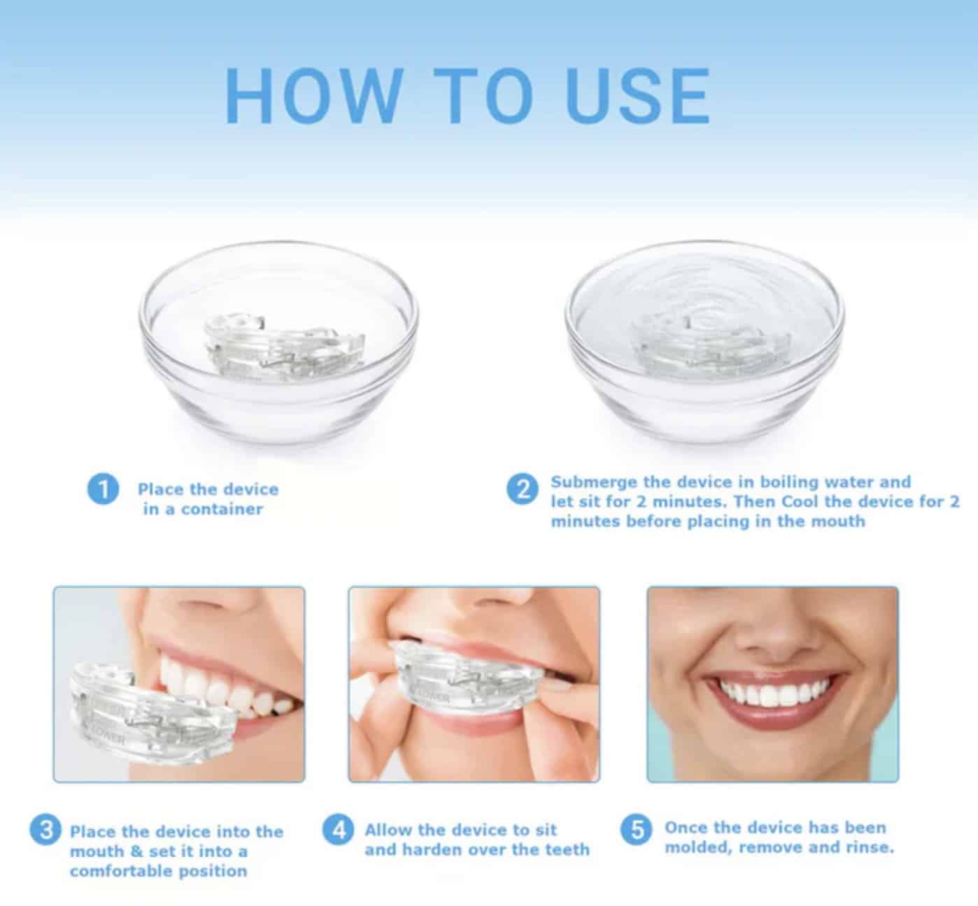 How to Use ZComfort Anti-Snoring Mouthpiece